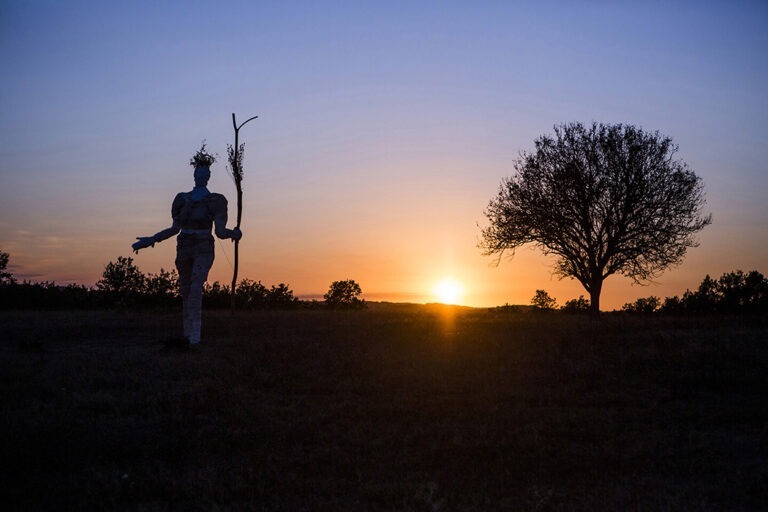 Photographie de la Pèlerine au coucher du soleil.